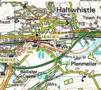 Boundary illustration for Haltwhistle.
